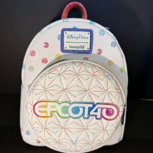 Disney Parks Epcot 40th anniversary Loungefly backpack NWT